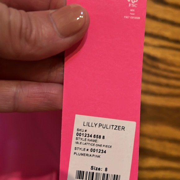 Lilly Pulitzer Isle Lattice One-Piece Swimsuit NWT - Picture 5 of 11
